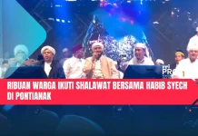 Ribuan Warga Ikuti Shalawat Bersama Habib Syech di Pontianak