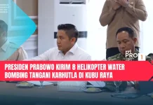 Presiden Prabowo Kirim 8 Helikopter Water Bombing Tangani Karhutla di Kubu Raya