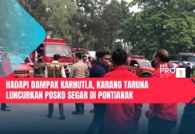 Hadapi Dampak Karhutla, Karang Taruna Luncurkan Posko Segar di Pontianak