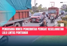Pengusaha Minta Pemerintah Perkuat Keselamatan Lalu Lintas Pontianak
