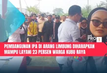 Pembangunan IPA di Arang Limbung Diharapkan Mampu Layani 23 Persen Warga Kubu Raya