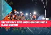 Bupati Kubu Raya Turut Bantu Padamkan Karhutla di Jalan Wanodadi