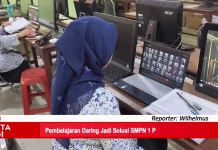 Pembelajaran Daring Jadi Solusi SMPN 1 Pontianak Hadapi Kabut Asap