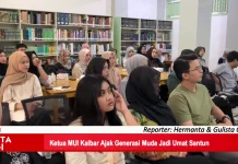 Ketua MUI Kalbar Ajak Generasi Muda Jadi Umat Santun