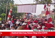 Diselimuti Kabut Asap, Ratusan Warga Griya KORPRI Antusias Ikuti Jalan Sehat