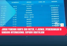 Jarak Pandang 500 Meter, 4 Jadwal Penerbangan di Bandara Supadio Dibatalkan