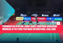 Ferdinansyah-Apriyani Juara di Polytron Pontianak International Challenge 2026