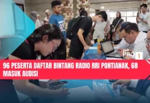 96 Peserta Daftar Bintang Radio RRI Pontianak, 68 Masuk Audisi