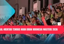Gosal-Mentari Tembus Main Draw Indonesia Masters 2026