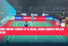 Anthony Ginting Terhenti di 32 Besar, Chiara Handoyo Melaju 16 Besar