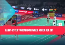Lanny-Ester Tumbangkan Wakil Korea Dua Set