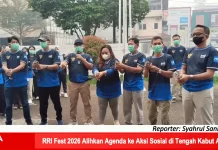 RRI Fest 2026 Alihkan Agenda ke Aksi Sosial di tengah Kabut Asap
