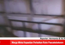 Warga Minta Kepastian Perbaikan Ruko Pascakebakaran