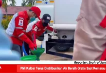 PMI Kalbar Terus Distribusikan Air Bersih Gratis saat Kemarau