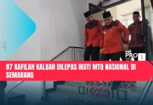 87 Kafilah Kalbar Dilepas Ikuti MTQ Nasional di Semarang