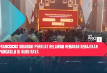 Franciscus Sibarani Perkuat Relawan Gerakan Kebajikan Pancasila di Kubu Raya