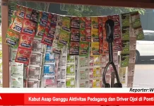 Kabut Asap Ganggu Aktivitas Pedagang dan Driver Ojol di Pontianak