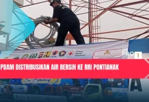 PDAM Distribusikan Air Bersih ke RRI Pontianak