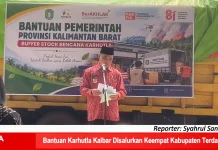 Bantuan Karhutla Kalbar Disalurkan Keempat Kabupaten Terdampak