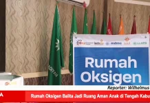 Rumah Oksigen Balita Jadi Ruang Aman Anak di tengah Kabut Asap