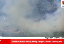 Gubernur Kalbar Dorong Sinergi Tangani Karhutla Kayong Utara