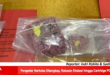 Pengedar Narkoba Ditangkap, Ratusan Ekstasi hingga Cartridge POD Disita