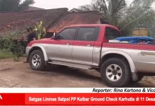 Satgas Linmas Satpol PP Kalbar Ground Check Karhutla di 11 Desa