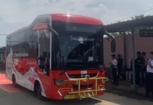 Layanan Bus Trans Banyumas Resmi Terhubung dengan Stasiun Purwokerto