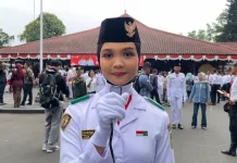 Nasywa Pinky Terpilih Jadi Pembawa Baki Paskibra Kabupaten Banyumas