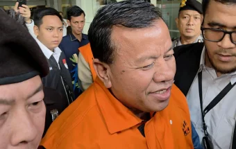 Bupati Kuansing Minta Doa usai Ditetapkan Tersangka oleh KPK