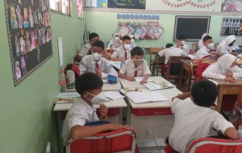 Tetap Belajar Normal, Sejumlah Sekolah di Bekasi Terapkan Protokol Kesehatan