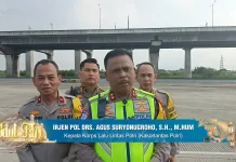 Tinjau Arus Mudik, Kakorlantas Sampaikan Ucapan Idulfitri 1447 H