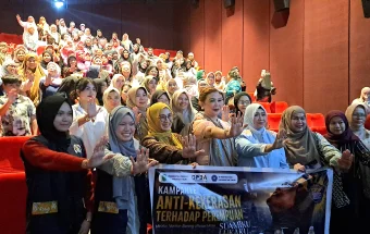 Edukasi Cegah KDRT, DP3A Kaltim Gandeng TP-PKK Gelar Nobar Film Suamiku Lukaku
