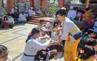 Umat Hindu di Samarinda Rayakan Kuningan, Ini Makna Hari Raya Kuningan