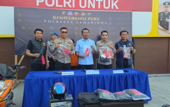 Polsek Sungai Pinang Ringkus Pembobol Toko di Bengkuring, Beraksi di Enam Toko