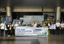Posko Mudik Bangga Kencana di APT Pranoto