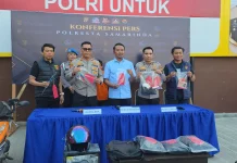 Polsek Sungai Pinang Ringkus Pembobol Toko di Bengkuring, Beraksi di Enam Toko