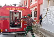 Kemarau Berkepanjangan, Korem 091/ASN Kirim Pasokan Air Bersih ke SRT 02 Samarinda