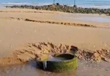 Mata Air Tawar Muncul di Bibir Pantai Lon Malang