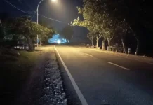 Jalan Nasional Selatan Madura Lengang di Malam Takbiran