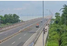 H+ 5 Arus Balik di Jembatan Suramadu Ramai Lancar