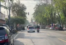 Situasi Lalin di Sampang Pasca Lebaran Ketupat