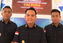 Konferensi Pers Pengawasan Orang Asing di Sampang