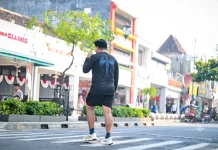 Suasana Kegiatan Lari Pagi di Kawasan Malioboro