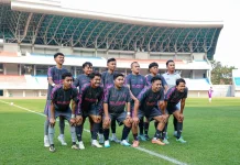 Keseruan Kegiatan Fun Football di Stadion Mandala Krida