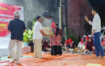 Sederhana tapi Gayeng, Tirakatan Warga Sumbermukti Rembang Penuh Kebersamaan
