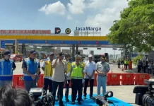 Menteri PU Laksanakan Evaluasi Mudik di Kalikangkung