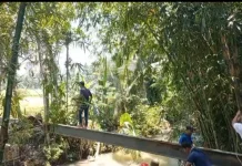 Percepat Pembangunan Jembatan, 50 Personel Polres Purworejo Diterjunkan