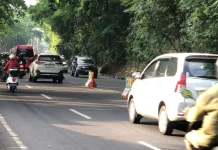 Rekayasa Lalu Lintas di Jalan Gombel Semarang Mulai Diberlakukan