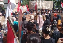Peringati Hari Anti Tambang Nasional, Warga Pati Desak Kembalikan Kars Sukolilo